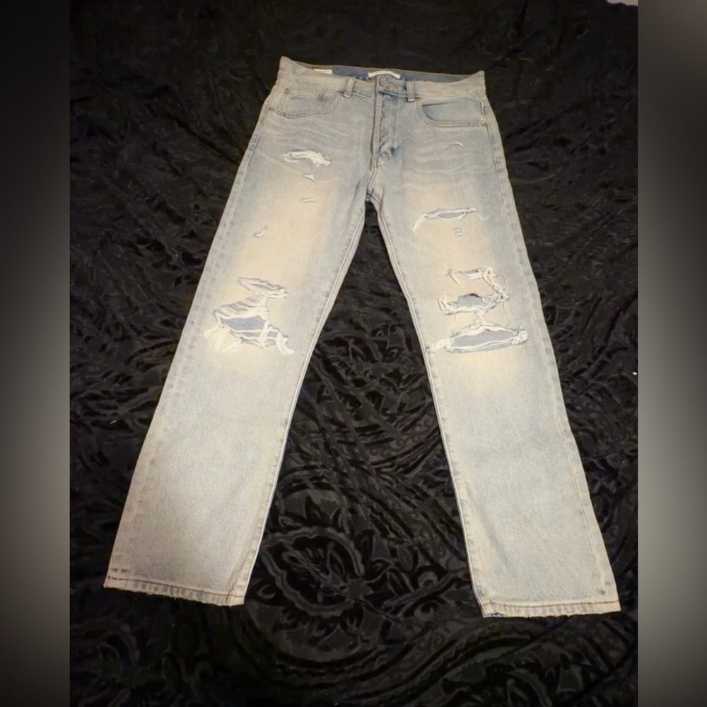 PacSun Distressed Light Blue Men's Jeans Sz 31 PREOWNED